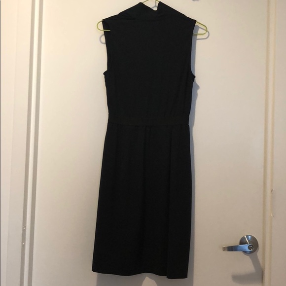 Theory Navy Dress with Cowl Neck - Picture 4 of 6